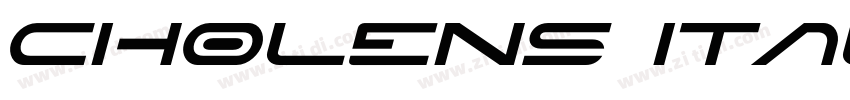 Cholens Italic字体转换